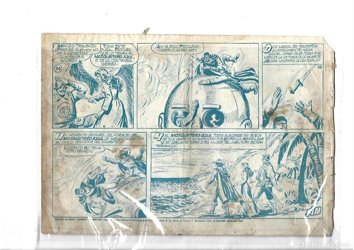 Tebeos: MOSQUETERO AZUL N&ordm; 26 ULTIMO DE LA COLECCION - Foto 2