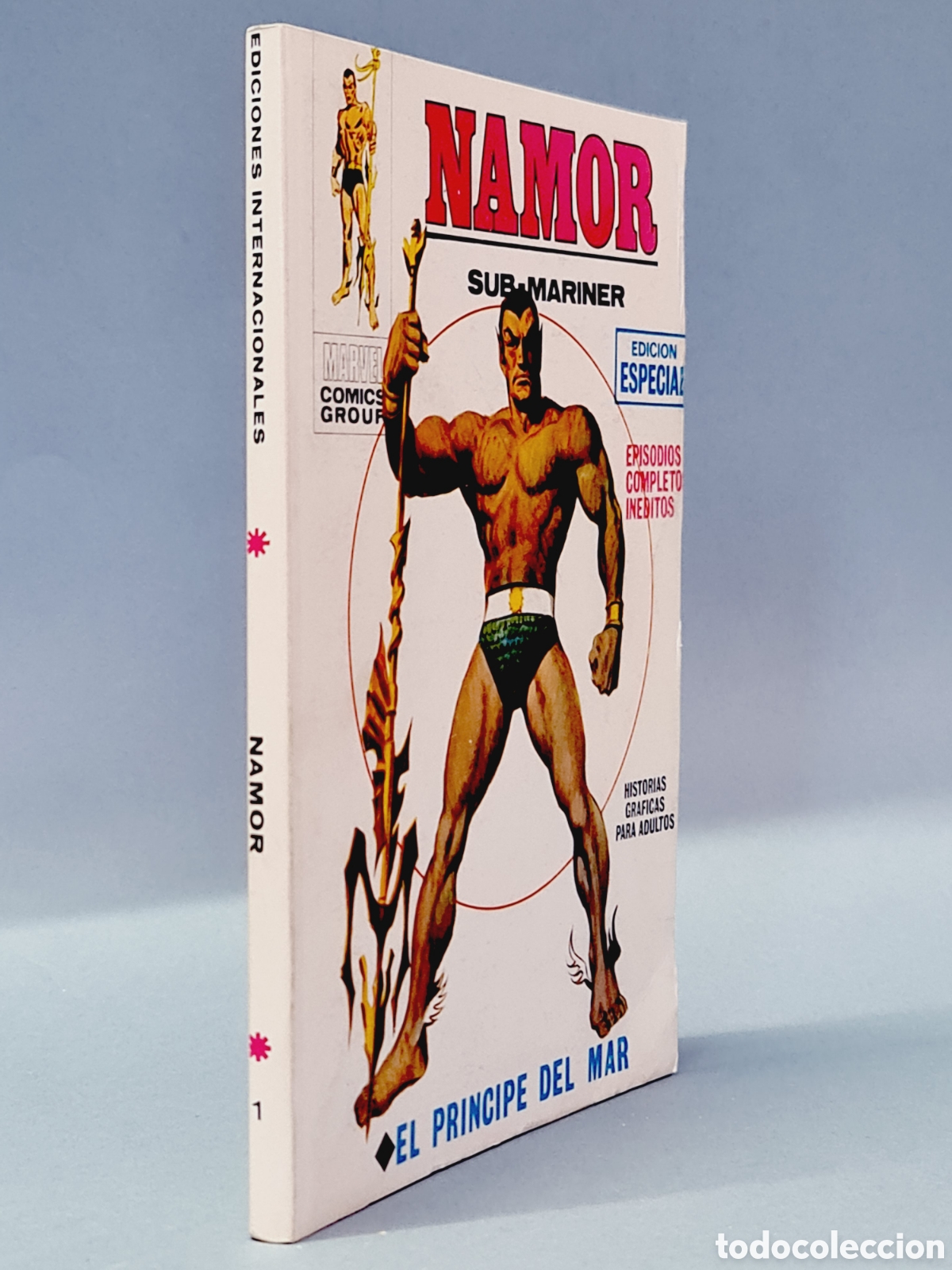 Tebeos: EXCELENTE ESTADO NAMOR 1 EL PR&Iacute;NCIPE DEL MAR TACO EDICIONES VERTICE - Foto 1