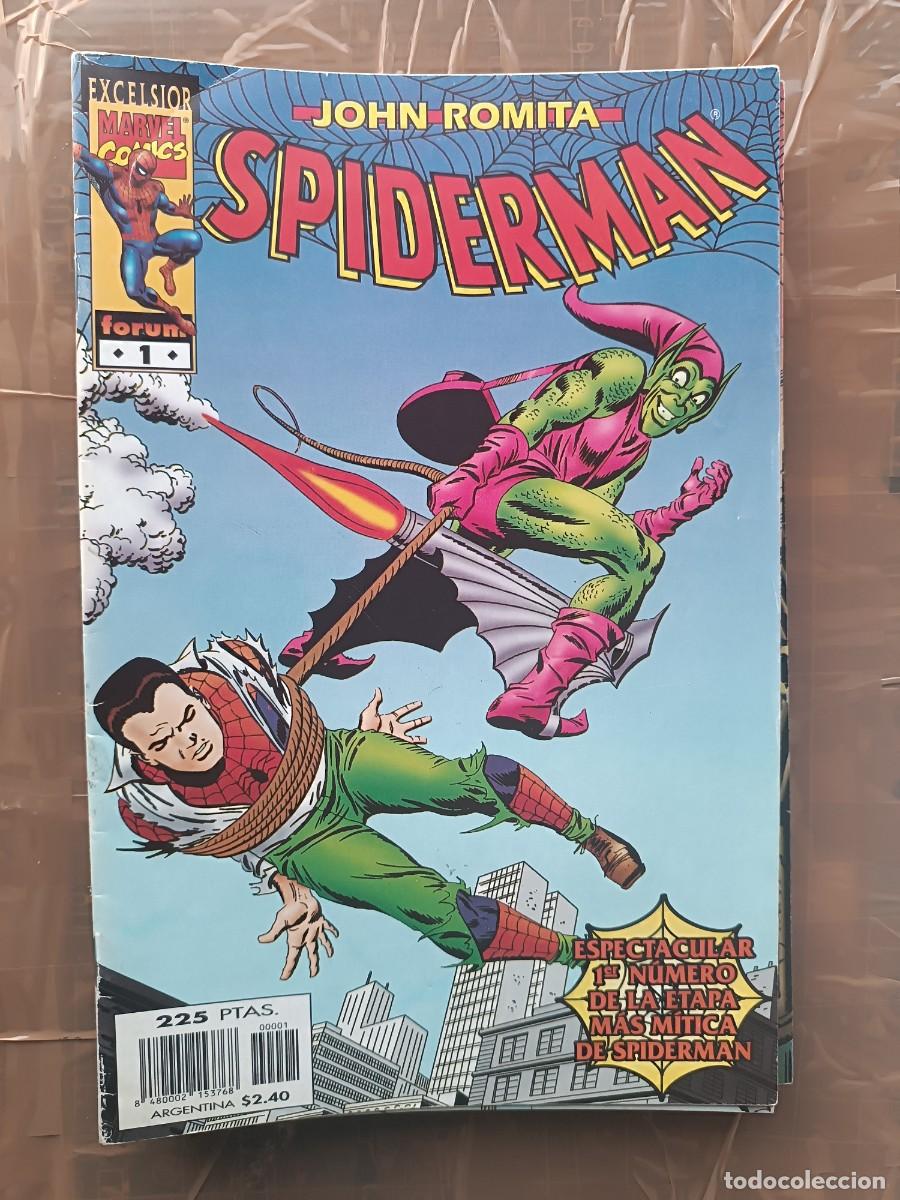 Tebeos: EXCELSIOR MARVEL JOHN ROMITA SPIDERMAN 1 CON EL POSTER FORUM - Foto 1