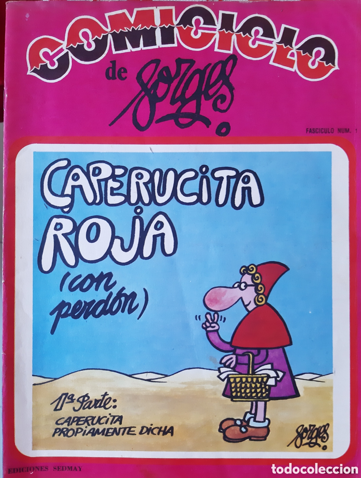 Tebeos: Comiciclo de Forges n&deg; 1,2,4 y 5 Caperucita Roja (con perd&oacute;n) - Foto 2