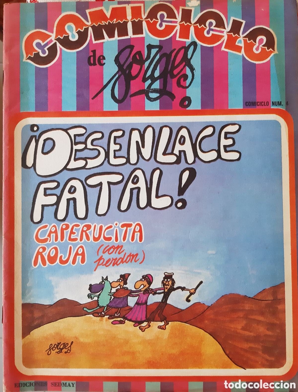 Tebeos: Comiciclo de Forges n&deg; 1,2,4 y 5 Caperucita Roja (con perd&oacute;n) - Foto 4