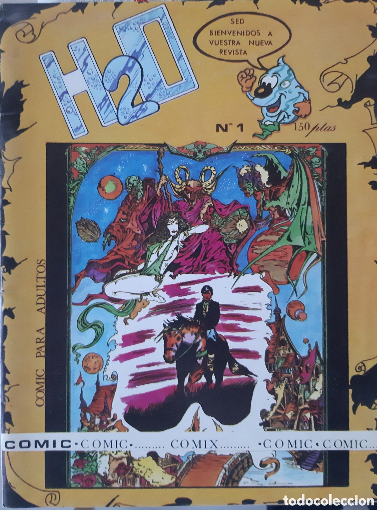 Tebeos: H2O N&uacute;meros 1 y 2 a&ntilde;o 1981 Editor Miguel Angel Moreno - Foto 2