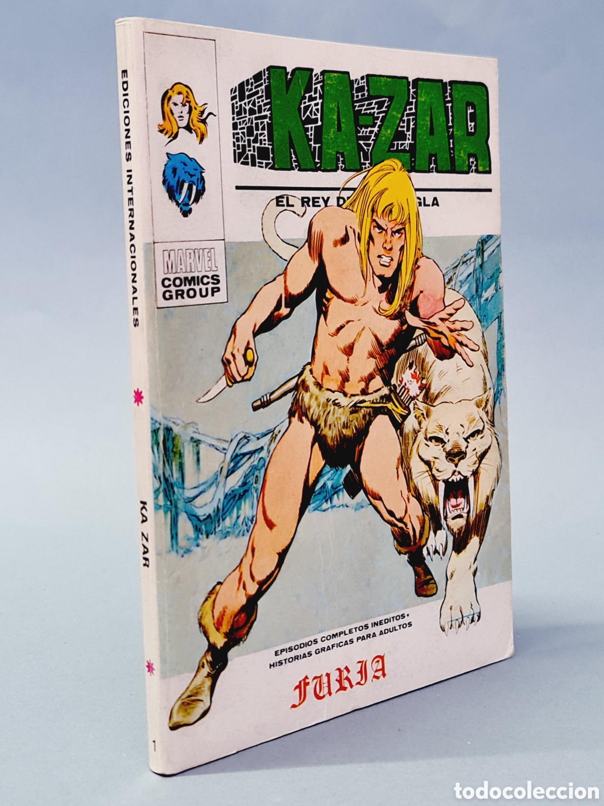 Tebeos: EXCELENTE ESTADO KA-ZAR 1 KAZAR TACO EDICIONES MARVEL VERTICE - Foto 1