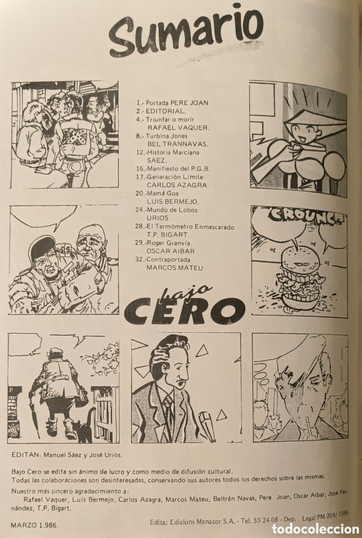 Tebeos: BAJO CERO NUMERO 1 - Foto 3