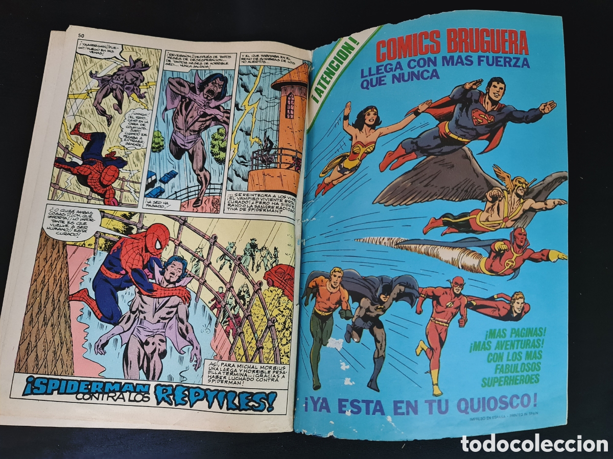 Tebeos: SPIDER-MAN 1 SPIDERMAN NORMAL ESTADO COMICS BRUGUERA - Foto 5