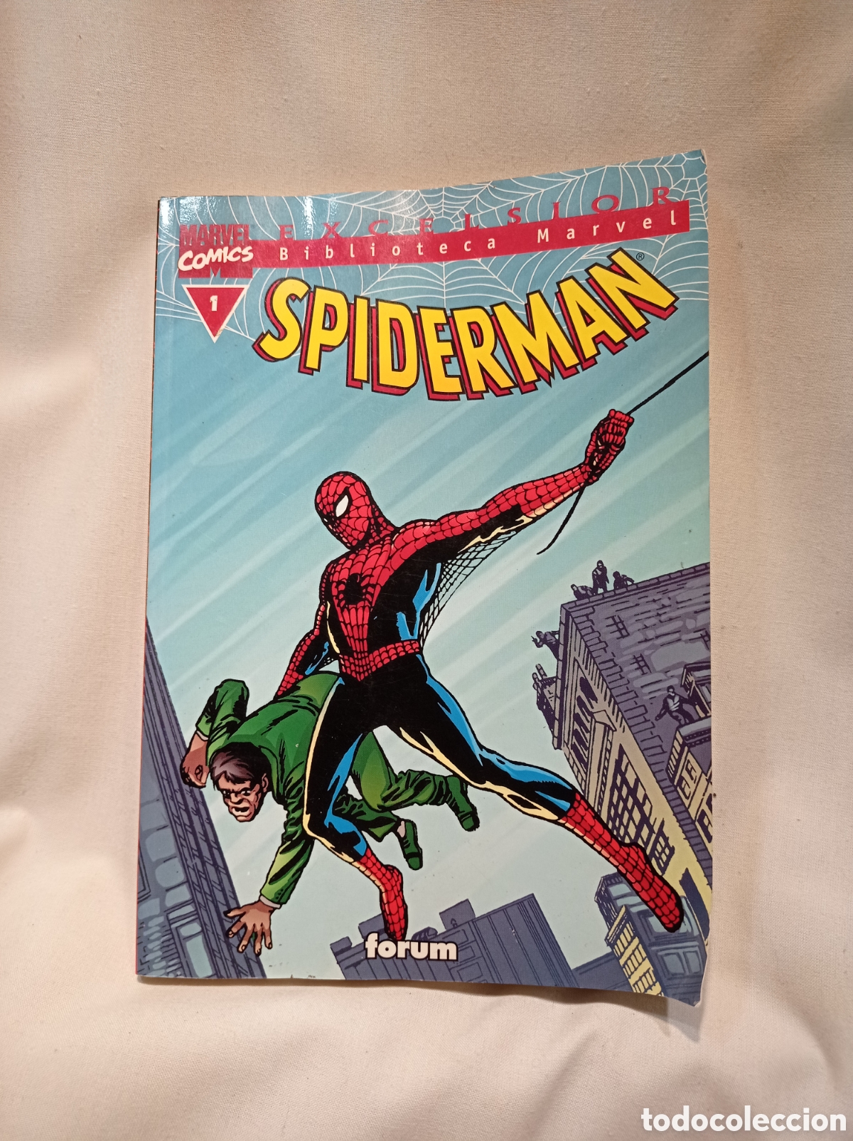 Tebeos: EXCELSIOR BIBLIOTECA MARVEL SPIDER-MAN N&Uacute;MERO UNO FORUM. - Foto 1