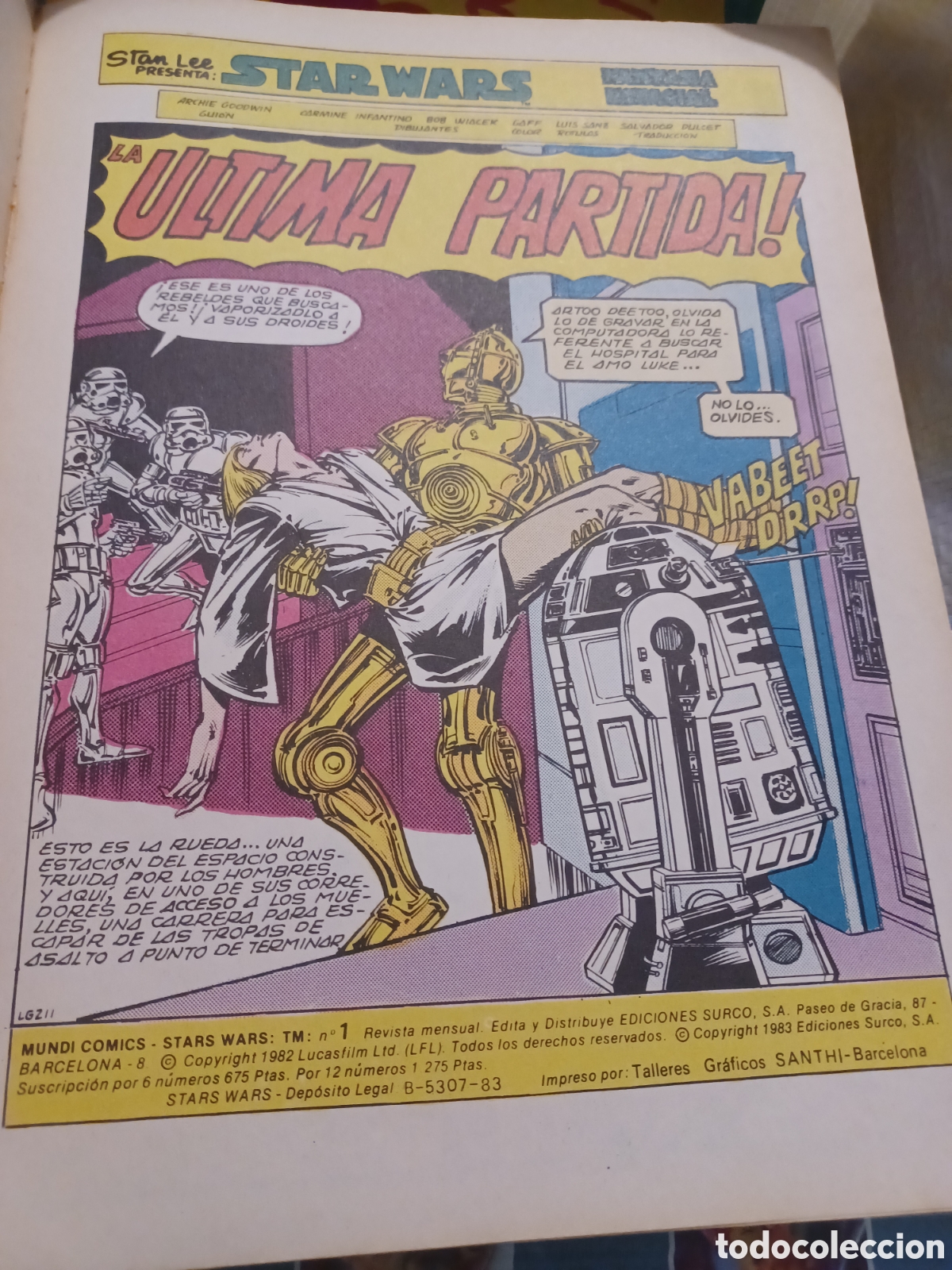 Tebeos: Barybook C92. Mundi comics Star Wars n&uacute;mero 1 extra - Foto 3