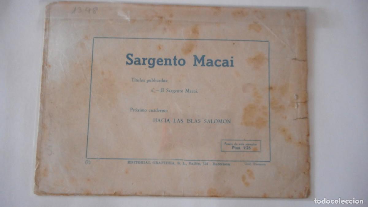 Tebeos: EL SARGENTO MACAI N&ordm; 1 / C-CLAS - Foto 2
