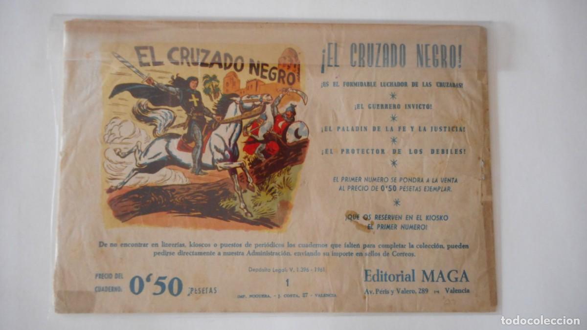 Tebeos: EL CRUZADO NEGRO N&ordm; 1 / C-CLAS - Foto 2