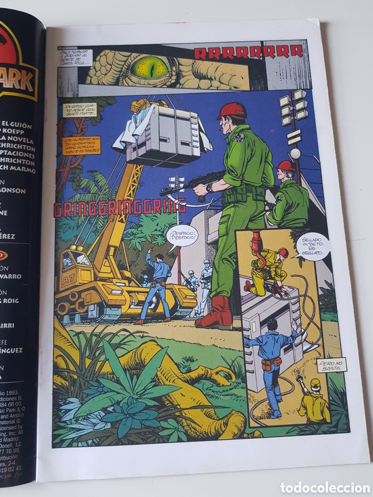 Tebeos: Jurassic Park, c&oacute;mic, n.1, ediciones B.1993. - Foto 4