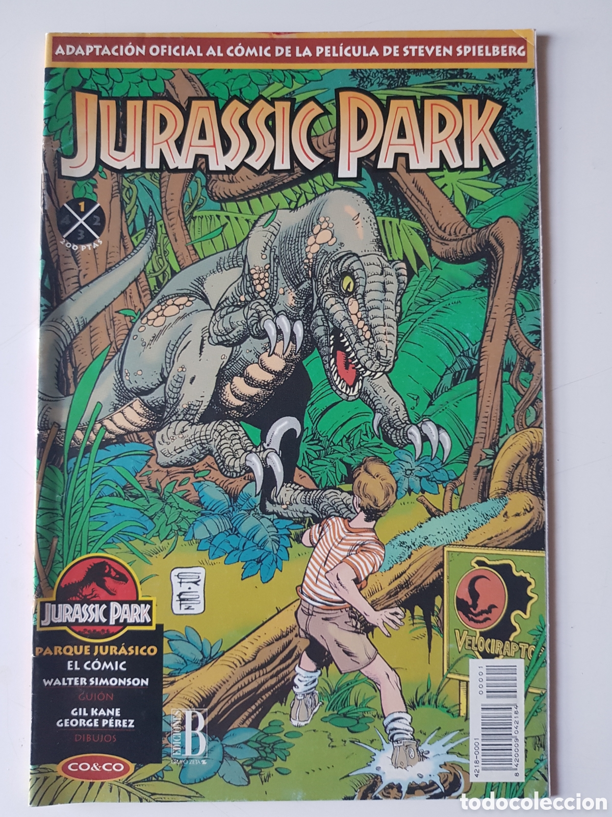 Tebeos: Jurassic Park, c&oacute;mic, n.1, ediciones B.1993. - Foto 1