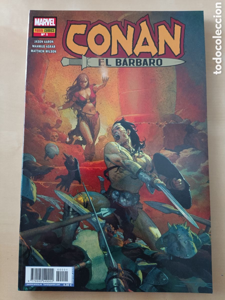 Tebeos: C&Oacute;MIC CONAN EL B&Aacute;RBARO N&deg; 1 MARVEL PANINI - Foto 1
