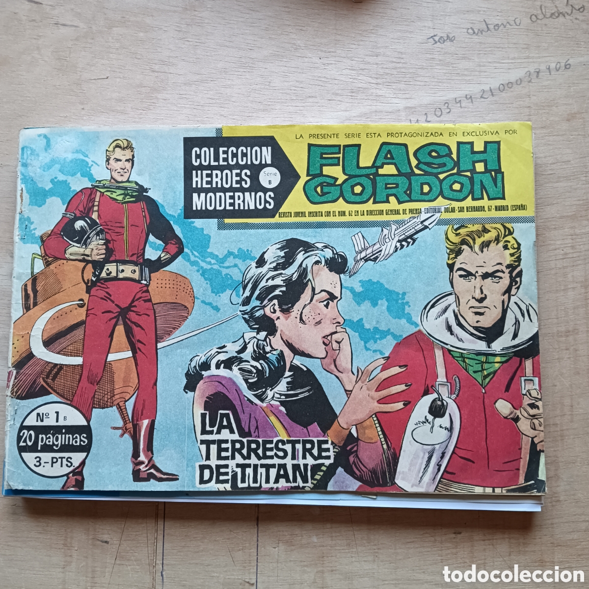 Tebeos: COLECCI&Oacute;N H&Eacute;ROES MODERNOS FLASH GORDON N&Uacute;M-1 - Foto 1