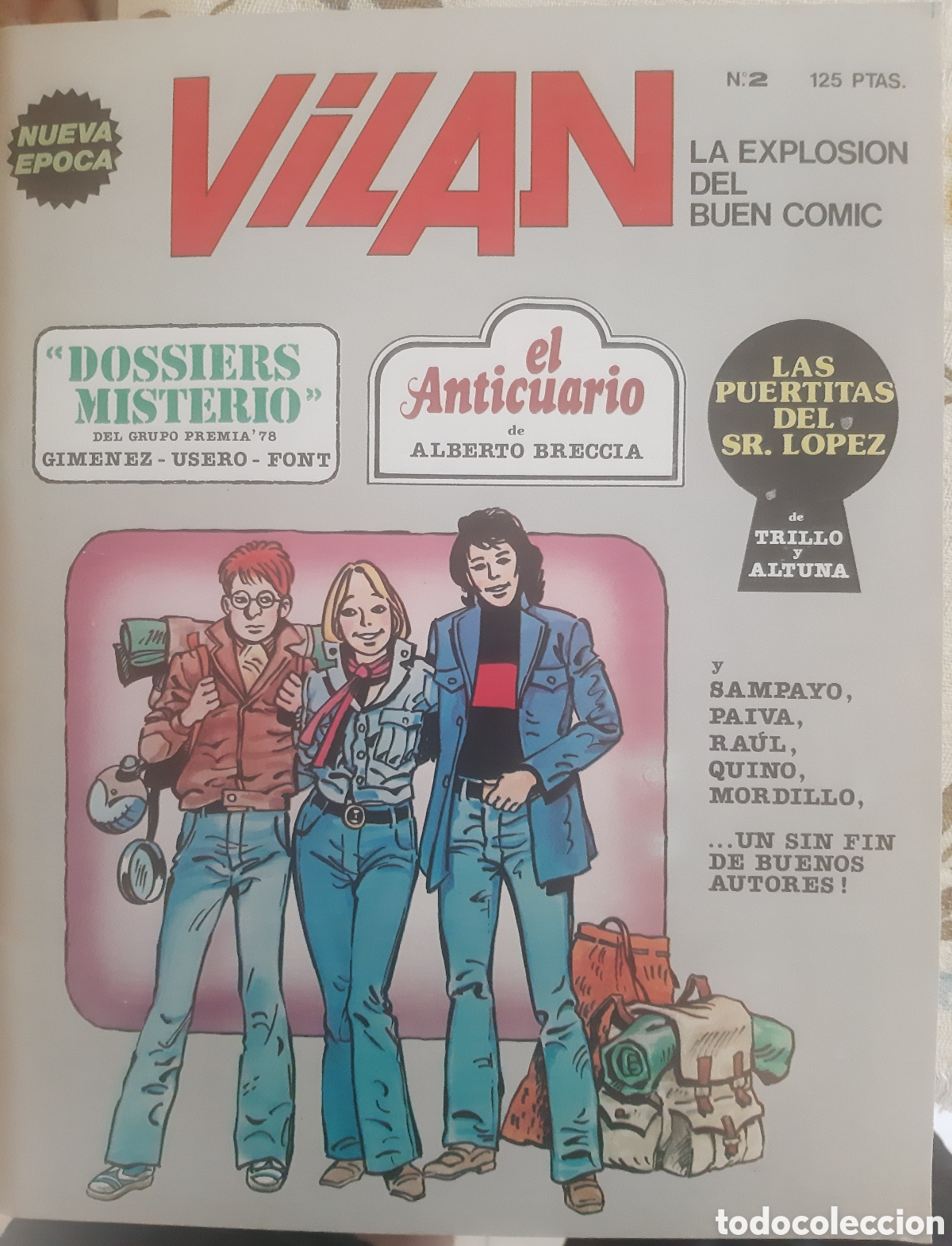Tebeos: Ediciones VIL&Aacute;N, a&ntilde;o 1981, n&deg;s 1,2 y 3 - Foto 2