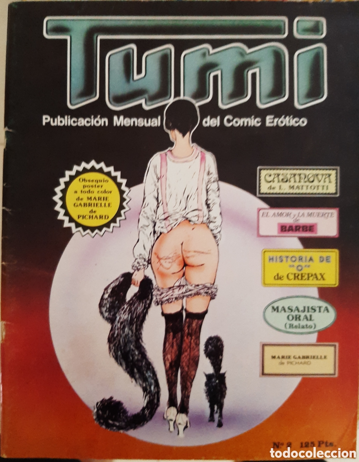 Tebeos: TUMI N&ordm; 1 y 2 - PUBLICACION MENSUAL DEL COMIC EROTICO - Foto 2
