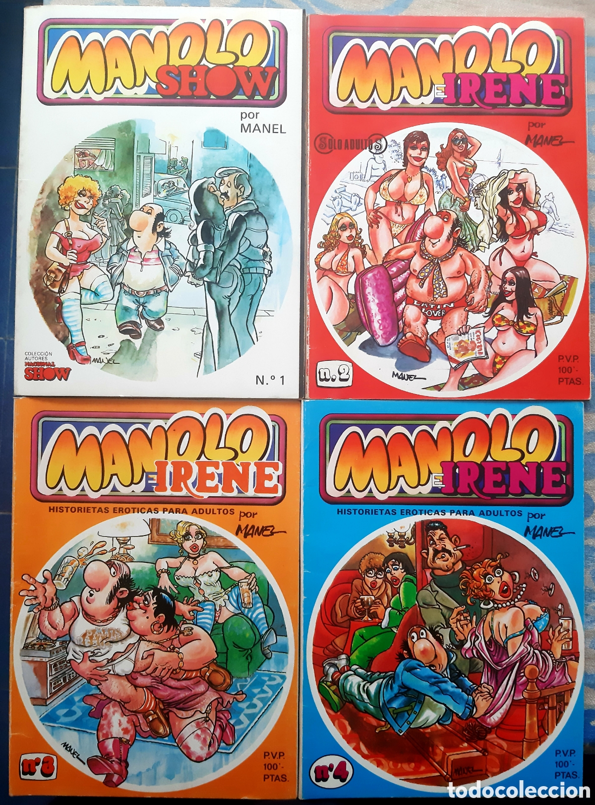 Tebeos: Manolo e Irene n&deg;s 1,2,3 y 4 - Foto 1
