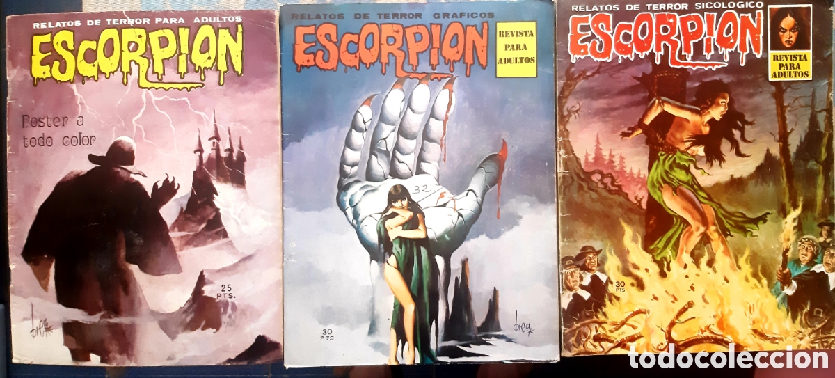 Tebeos: N&deg;1, N&deg;3 y N&deg;29, ESCORPION a&ntilde;o 1973 - Foto 1