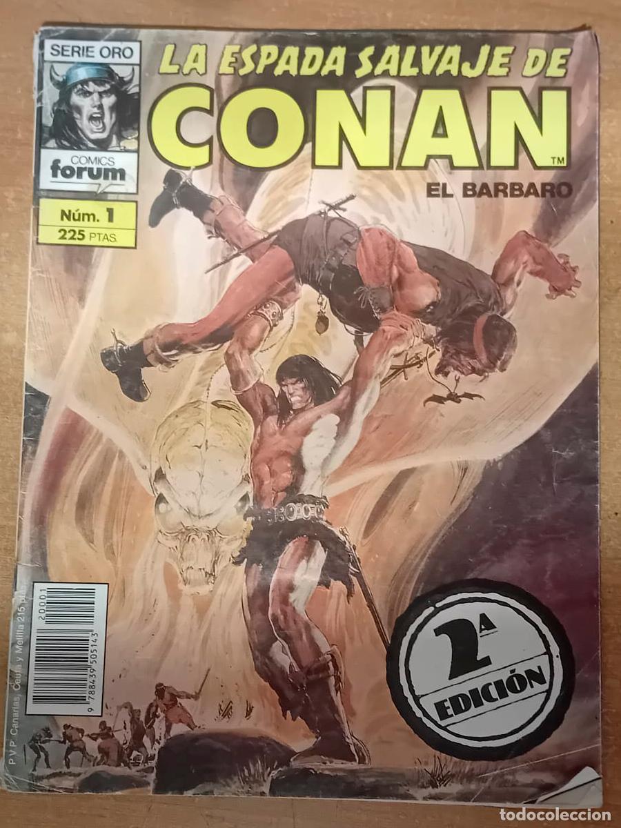 Tebeos: Comic LA ESPADA SALVAJE DE CONAN EL B&Aacute;RBARO VOL.1 N&ordm; 1 ( 2 @ EDICIon ) - Foto 1