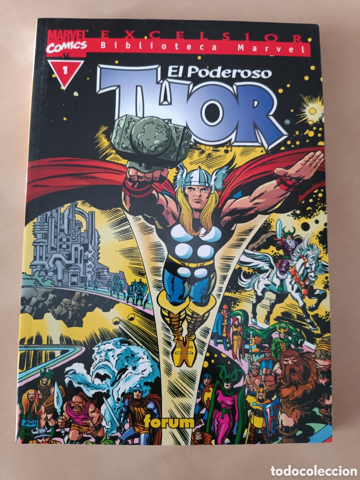 Tebeos: C&Oacute;MIC THOR EL PODEROSO 1 EXCELSIOR BIBLIOTECA MARVEL FORUM - Foto 1