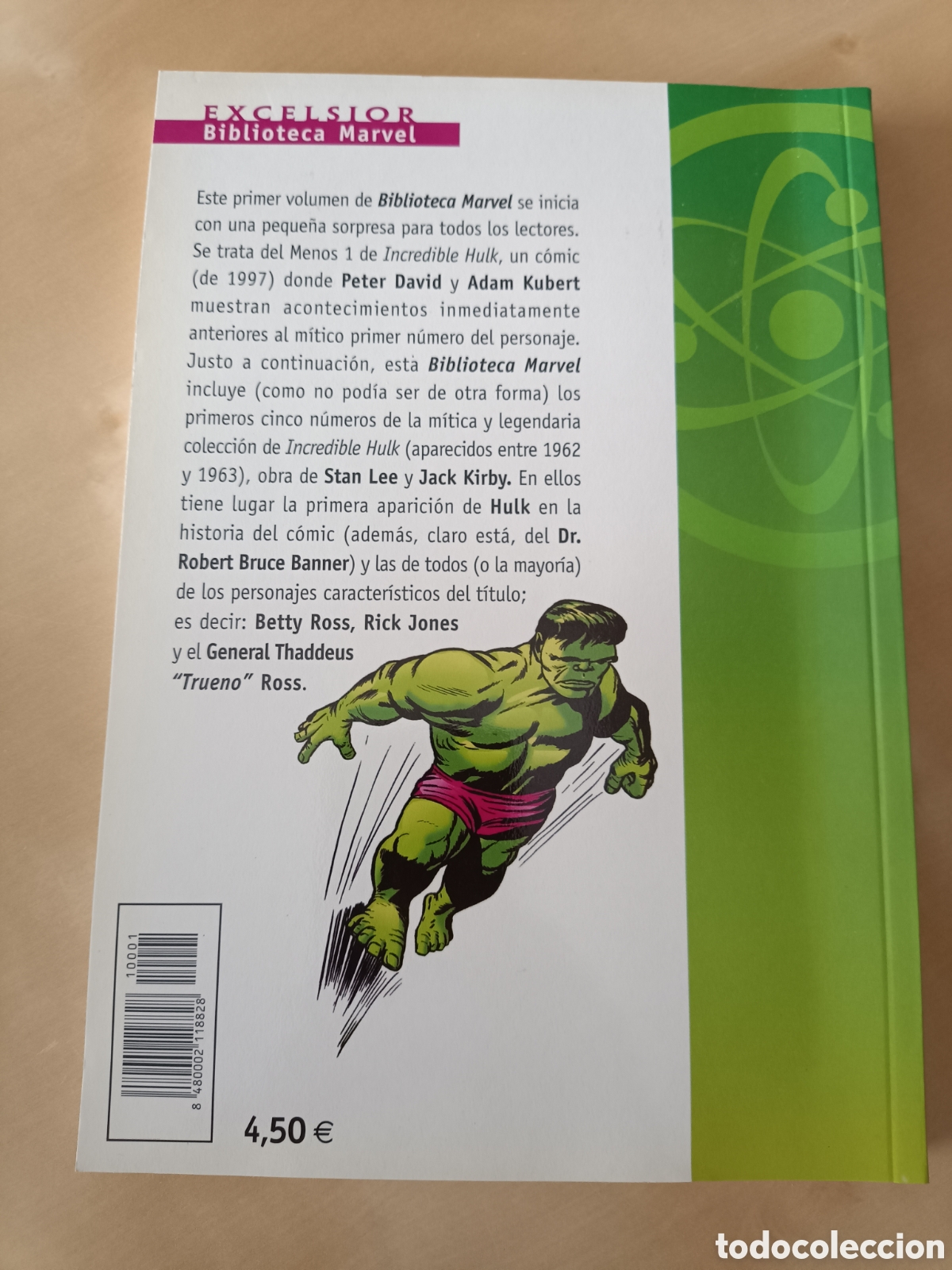 Tebeos: C&Oacute;MIC HULK 1 EXCELSIOR BIBLIOTECA MARVEL FORUM - Foto 2