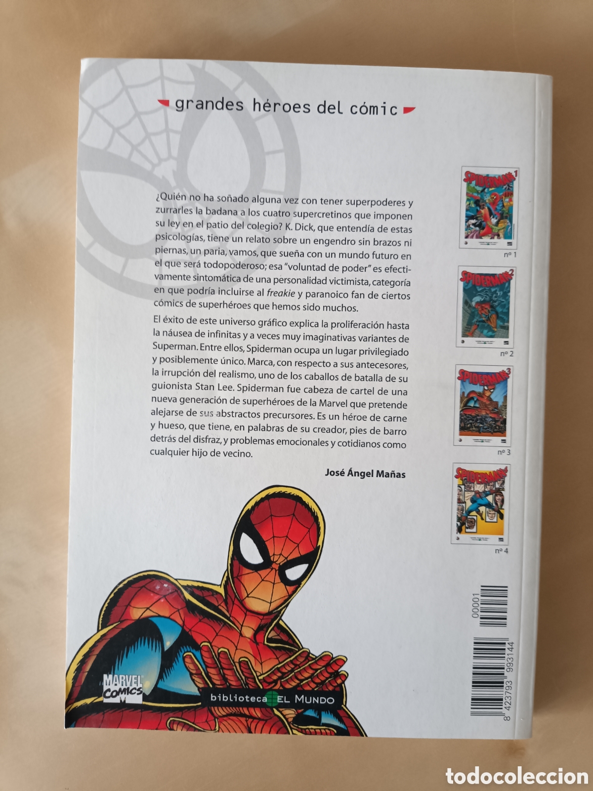 Tebeos: C&Oacute;MIC SPIDERMAN 1 GRANDES H&Eacute;ROES DEL COMIC BIBLIOTECA EL MUNDO - Foto 2