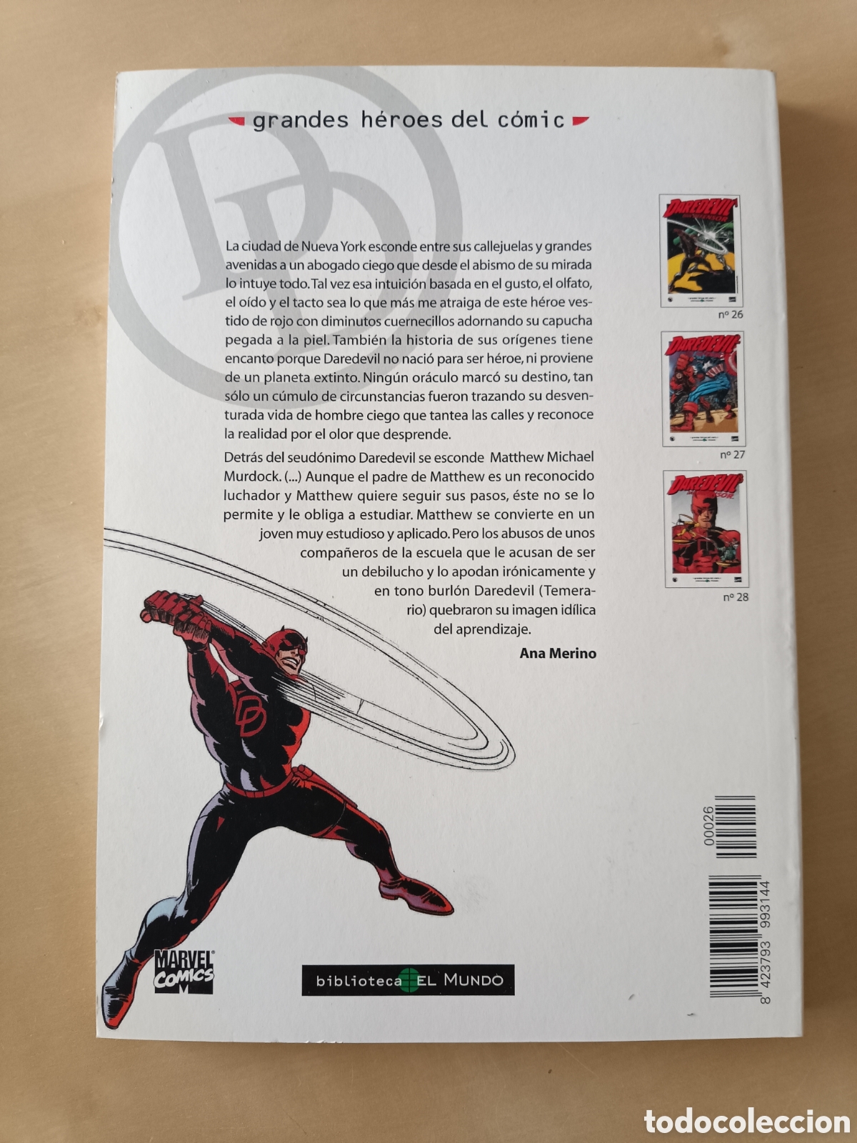 Tebeos: C&Oacute;MIC DAREDEVIL DAN DEFENSOR 1 GRANDES H&Eacute;ROES DEL COMIC BIBLIOTECA EL MUNDO 26 - Foto 2