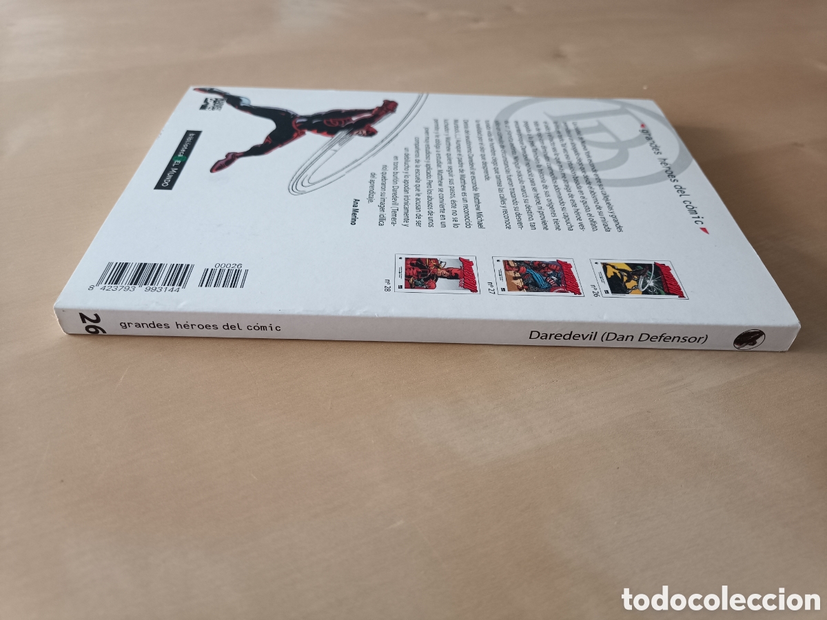 Tebeos: C&Oacute;MIC DAREDEVIL DAN DEFENSOR 1 GRANDES H&Eacute;ROES DEL COMIC BIBLIOTECA EL MUNDO 26 - Foto 3