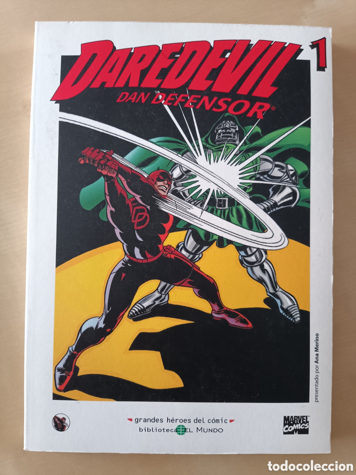 Tebeos: C&Oacute;MIC DAREDEVIL DAN DEFENSOR 1 GRANDES H&Eacute;ROES DEL COMIC BIBLIOTECA EL MUNDO 26 - Foto 1