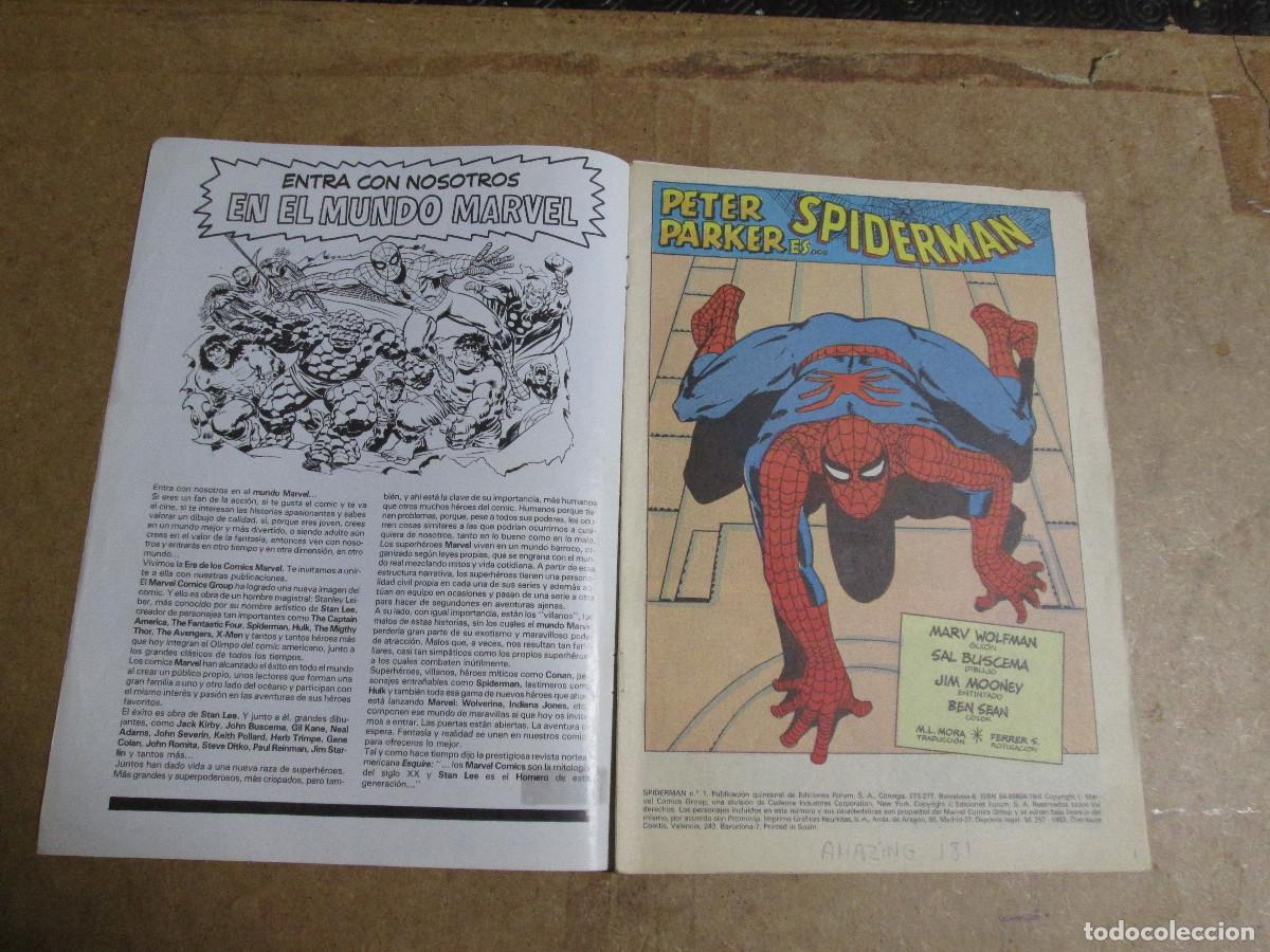 Tebeos: spiderman n&ordm;s 1 y 2 forum, 1&ordf; edici&oacute;n - Foto 5