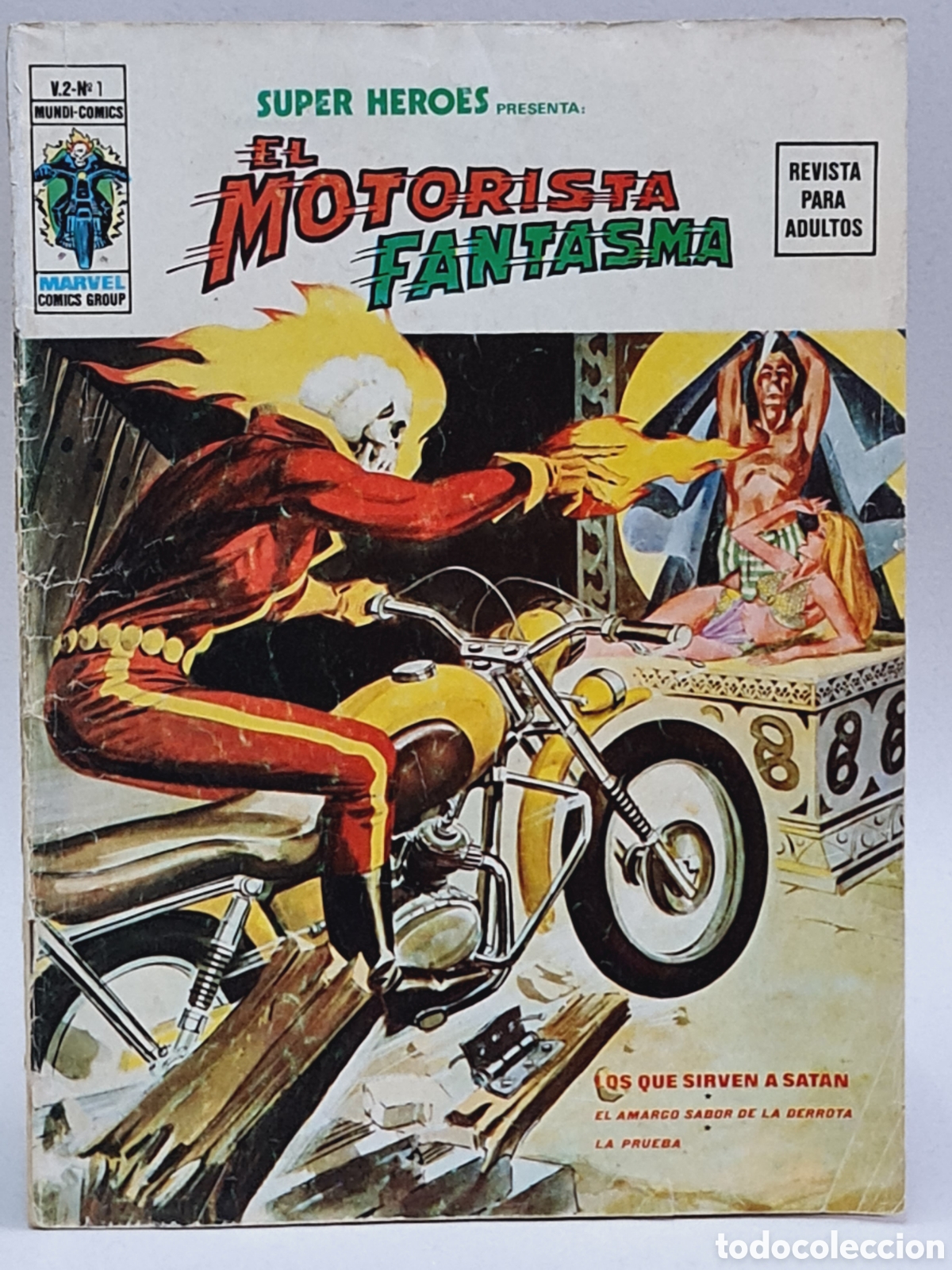Super Heroes 1 el Motorista Fantasma Normal Estado VOL2 Volumen VOL.2 Marvel Vertice