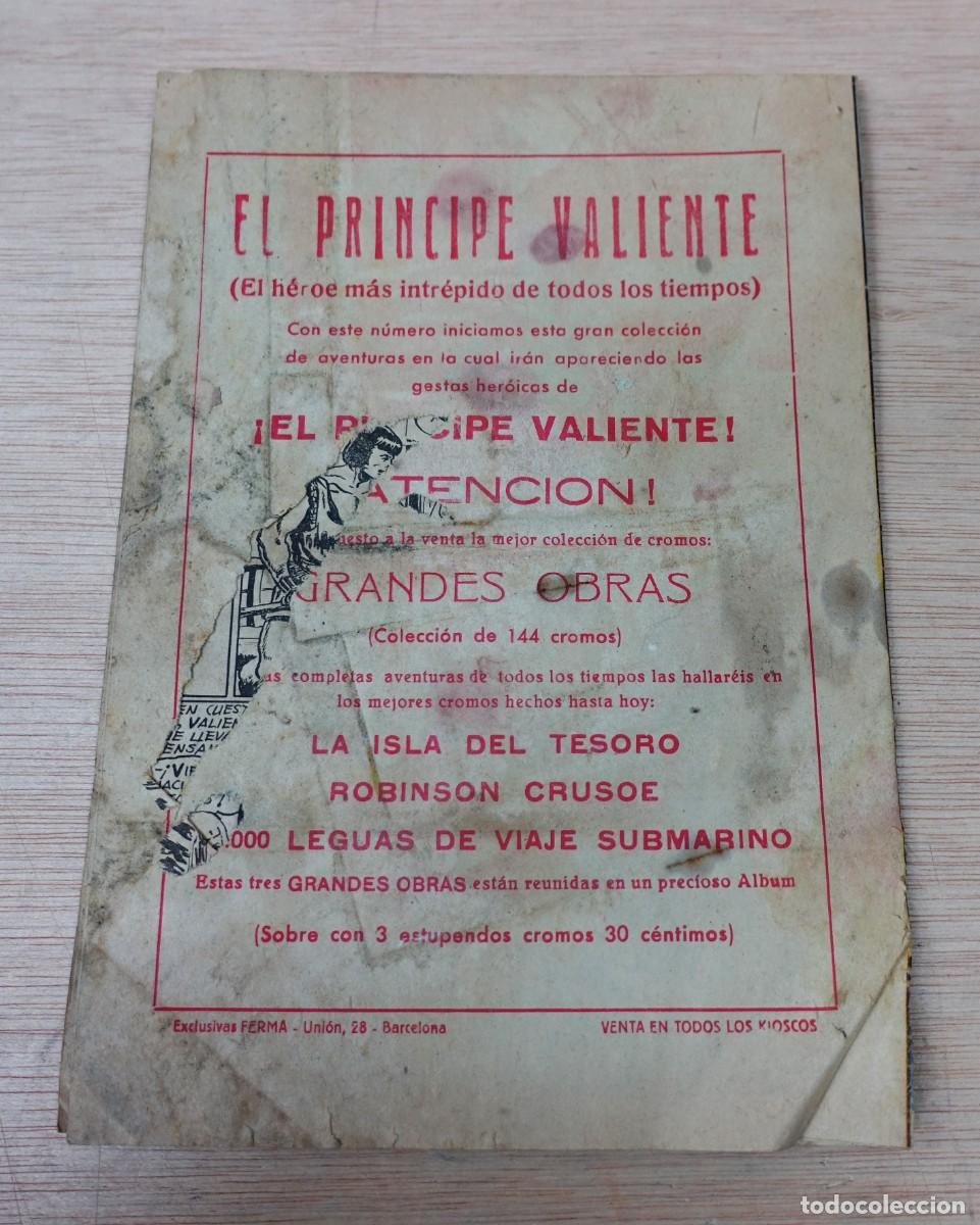 Tebeos: AVENTURAS DEL PR&Iacute;NCIPE VALIENTE N.&ordm; 1. FERMA. ORIGINAL. - Foto 2