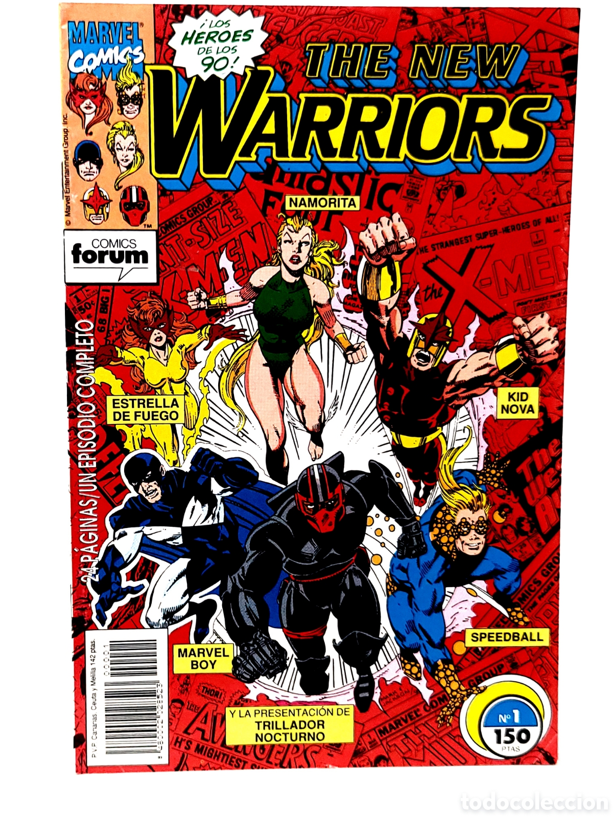 Tebeos: EXCELENTE ESTADO THE NEW WARRIORS 1 FORUM COMICS GRAPA - Foto 1