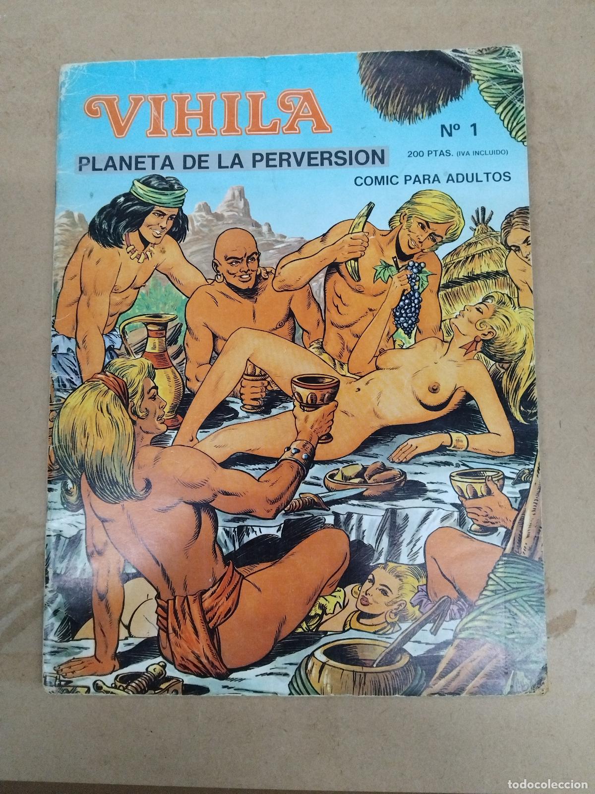 Tebeos: VIHILA PLANETA DE LA PERVERSION N&ordm; 1 - COMIC PARA ADULTOS. - Foto 1