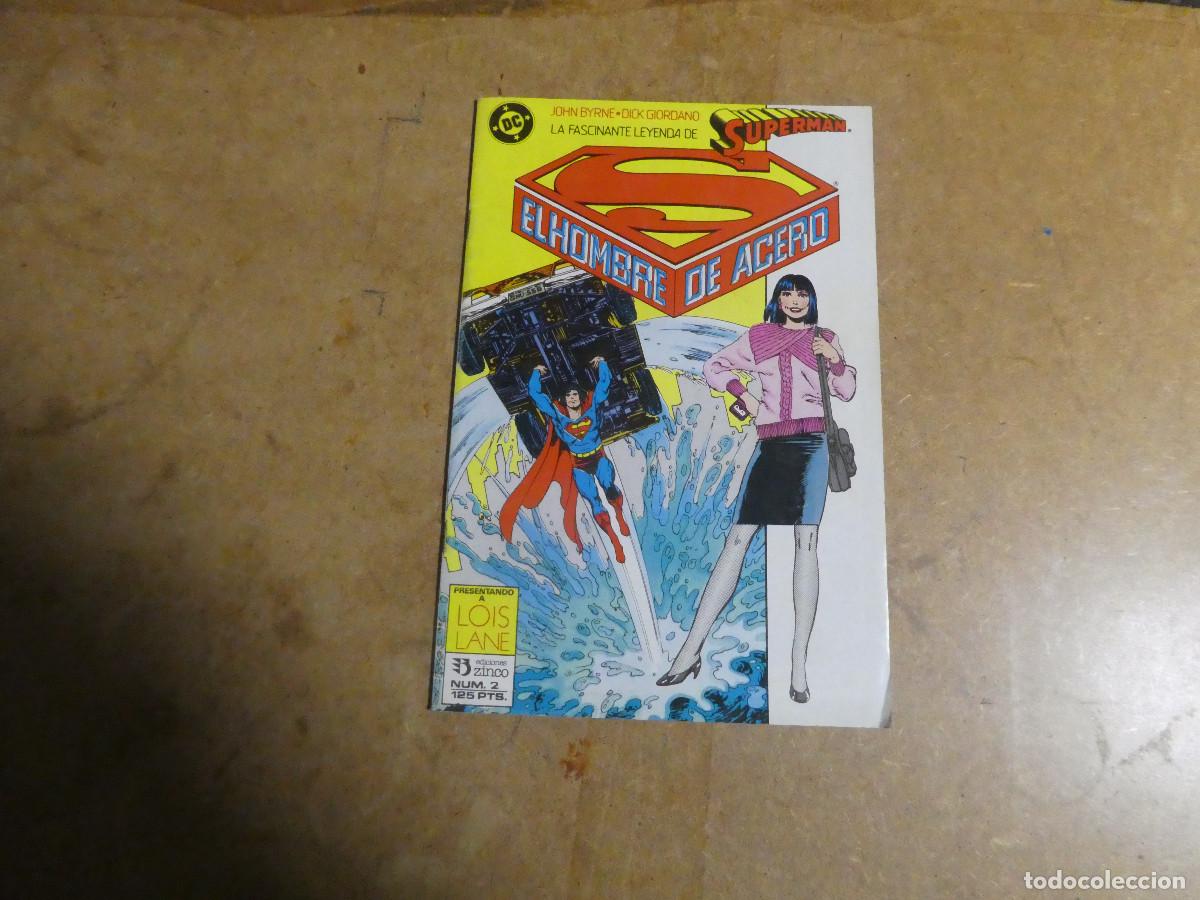 Tebeos: superman, el hombre de acero, n&ordm; 1, 2 y 3 de zinco - Foto 2