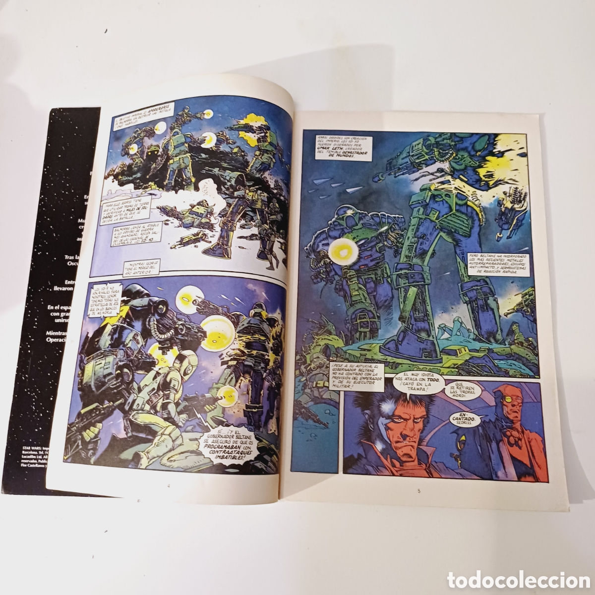 Tebeos: Comic STAR WARS IMPERIO OSCURO II N&deg; 1 EXCELENTE ESTADO NORMA 1995 - Foto 3