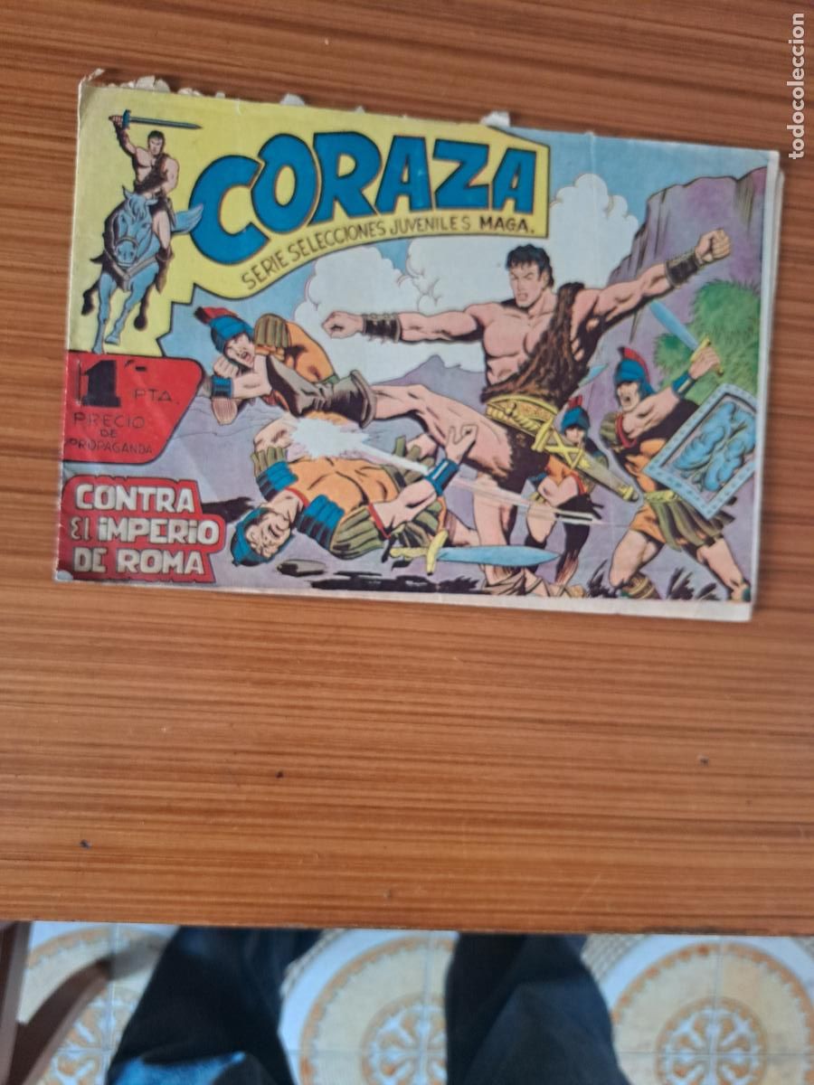 Tebeos: CORAZA N&ordm; 1 EDITA MAGA - Foto 1