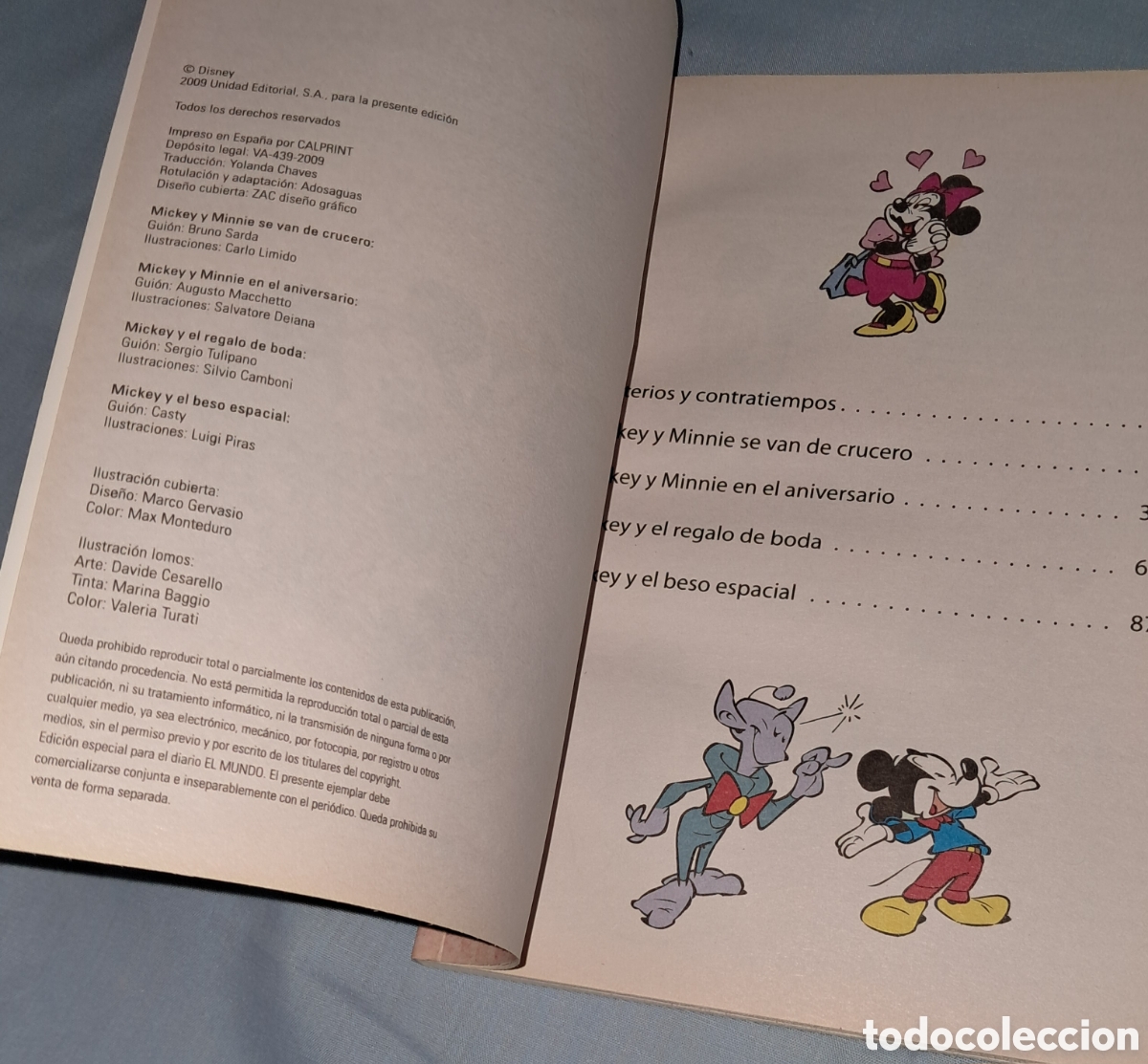 Tebeos: MICKEY Y MINNIE, SERIE ORO N&deg;1, 2009 - Foto 2