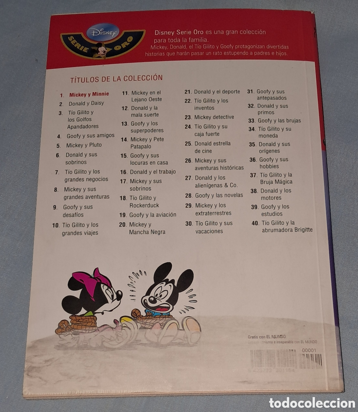 Tebeos: MICKEY Y MINNIE, SERIE ORO N&deg;1, 2009 - Foto 3
