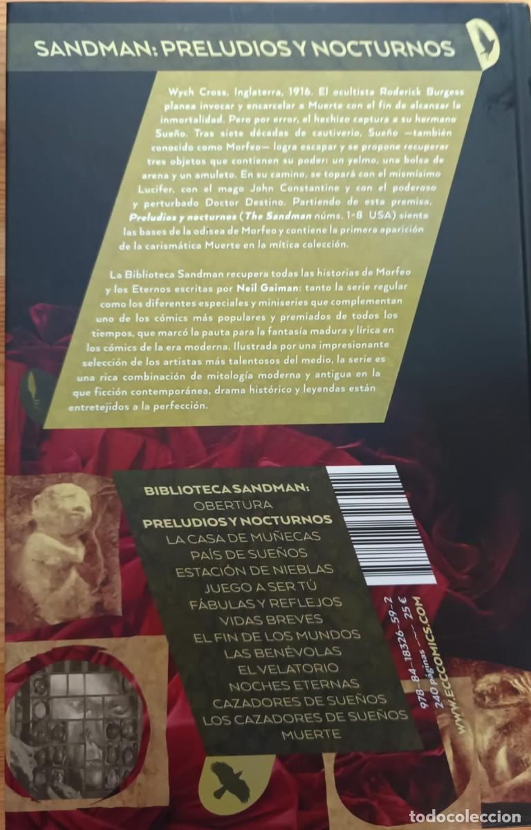 Tebeos: Sandman vol. 1 (Preludios y nocturnos) ECC Ediciones (2020) - Foto 2