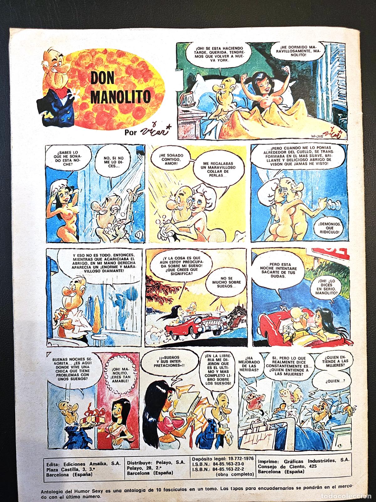 Tebeos: COMIC ANTOLOGIA DE HUMOR SEXY - NUMERO 1 - Foto 3