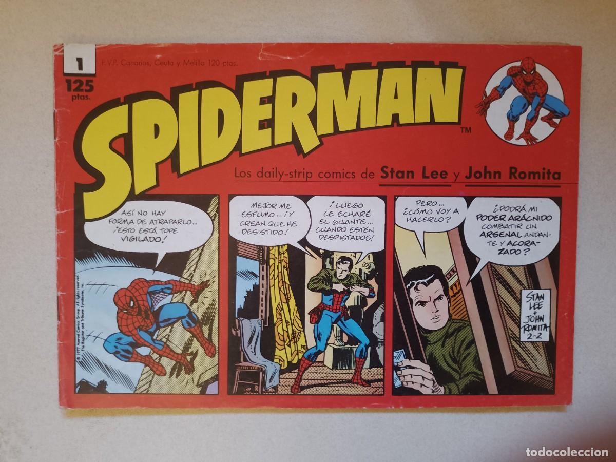 Tebeos: TIRAS DE PRENSA SPIDERMAN - Foto 1