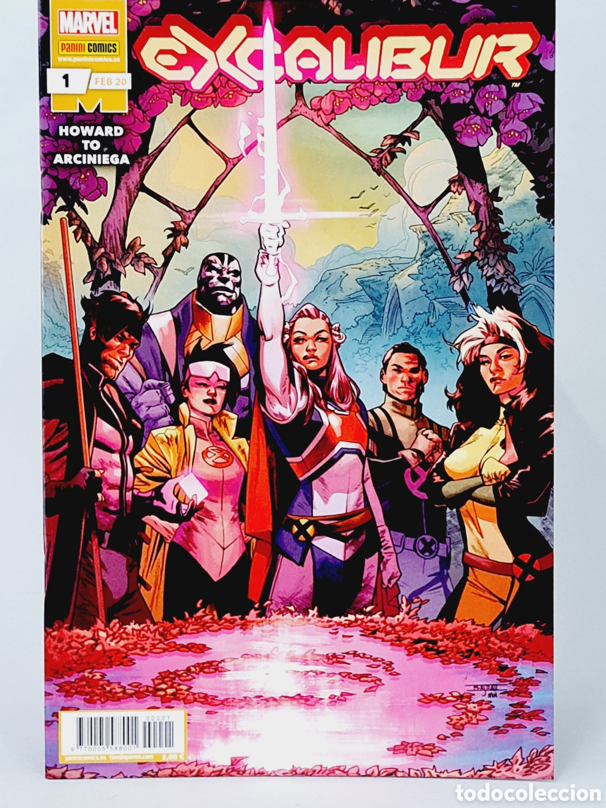 Tebeos: DE KIOSCO EXCALIBUR 1 MARVEL C&Oacute;MICS PANINI GRAPA FEBRERO 20 - Foto 1