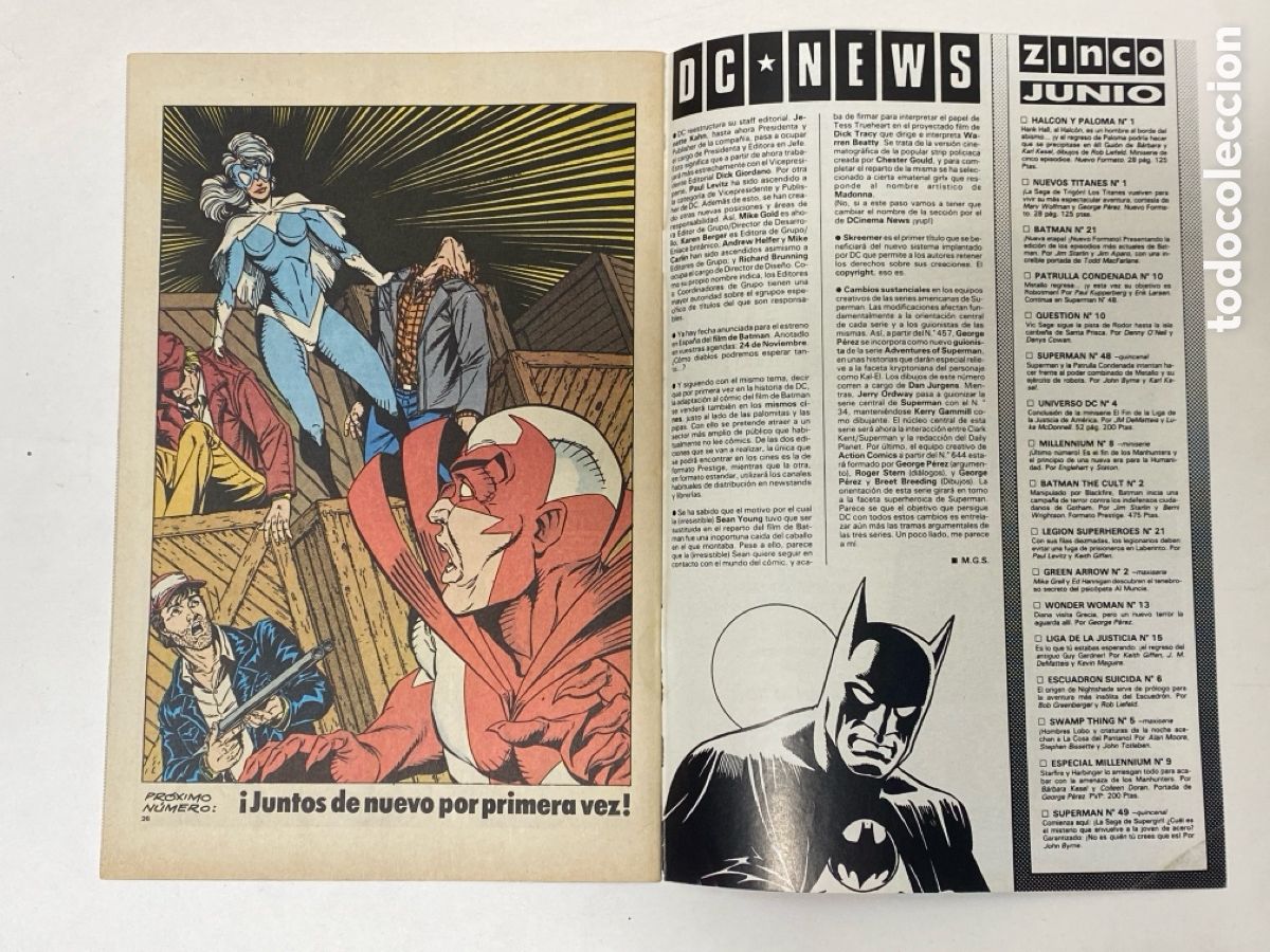 Tebeos: DC C&oacute;mic Arc&oacute;n y paloma n&uacute;mero 1 Ediciones 5 - Foto 3