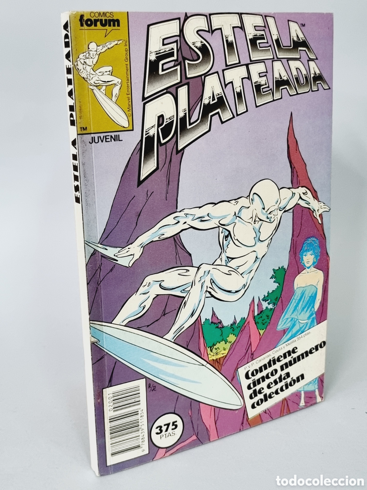 Tebeos: EXCELENTE ESTELA PLATEADA 1 AL 5 RETAPADO MARVEL COMICS FORUM - Foto 1