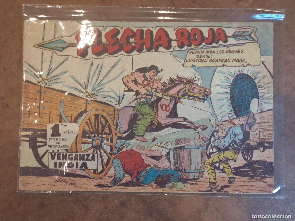 Tebeos: Flecha roja 1, Maga en muy buen estado - Foto 1