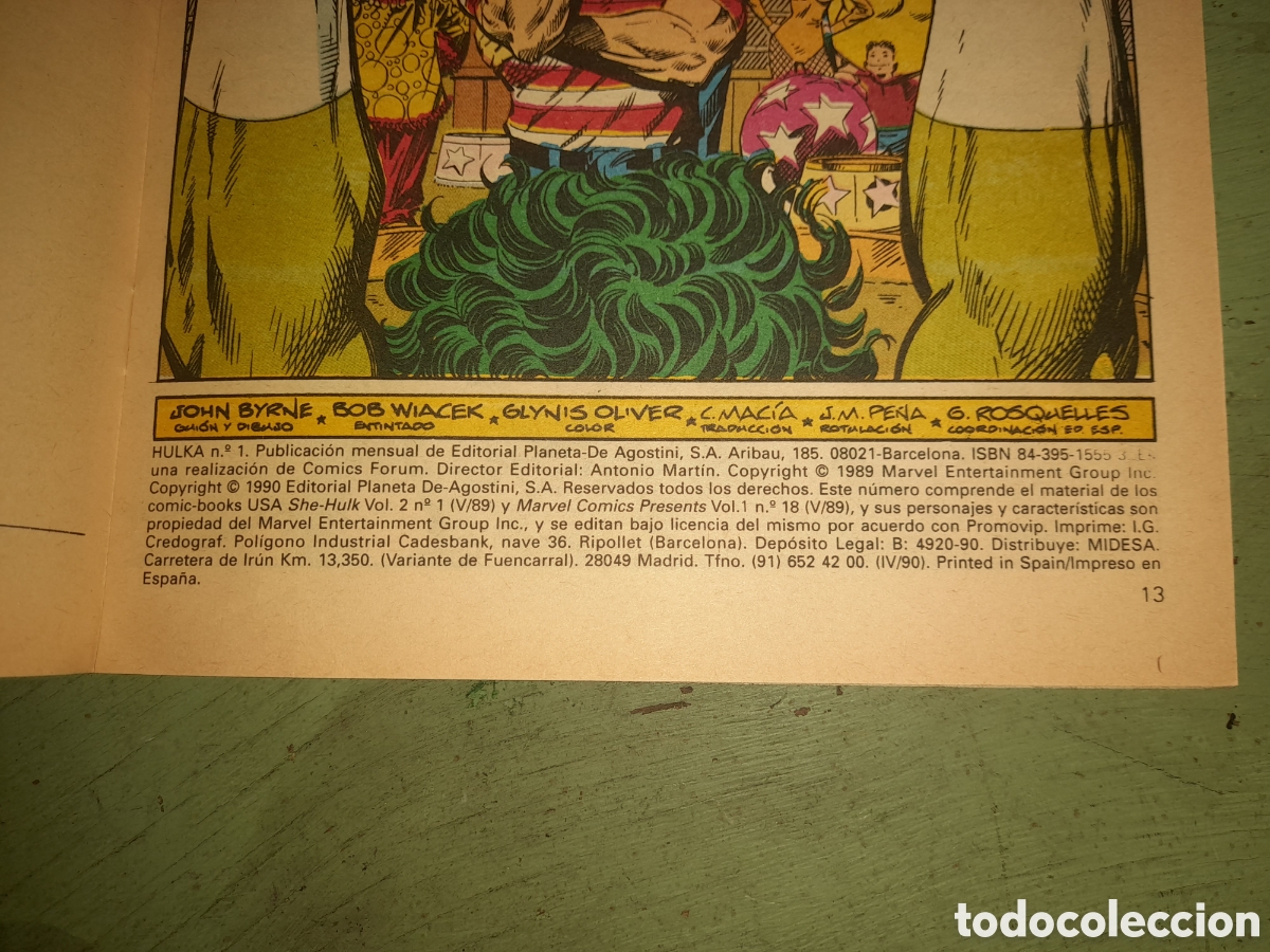 Tebeos: Hulka n&uacute;mero 1 ,a&ntilde;o 1991 - Foto 8