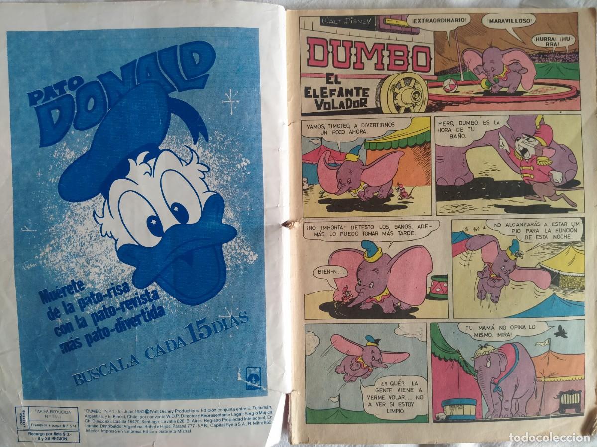 Tebeos: DUMBO, &iexcl;Extra! n&ordm;1, 1980, Edit. Pincel. 64 p&aacute;ginas - Foto 2