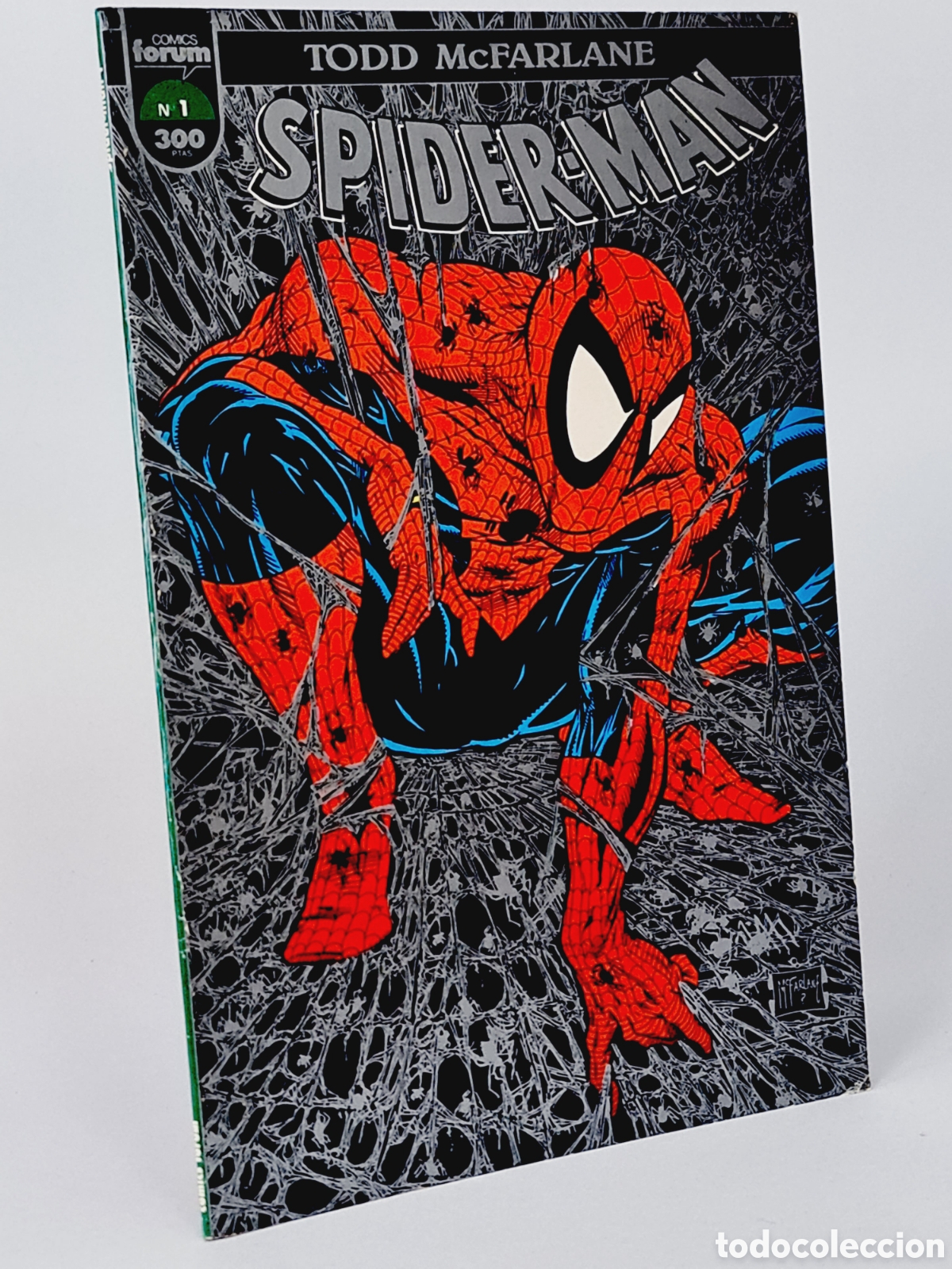 Tebeos: C&Oacute;MIC CASI EXCELENTE SPIDERMAN 1 TODD MCFARLANE FORUM MARVEL SPIDER-MAN PRESTIGIO - Foto 1