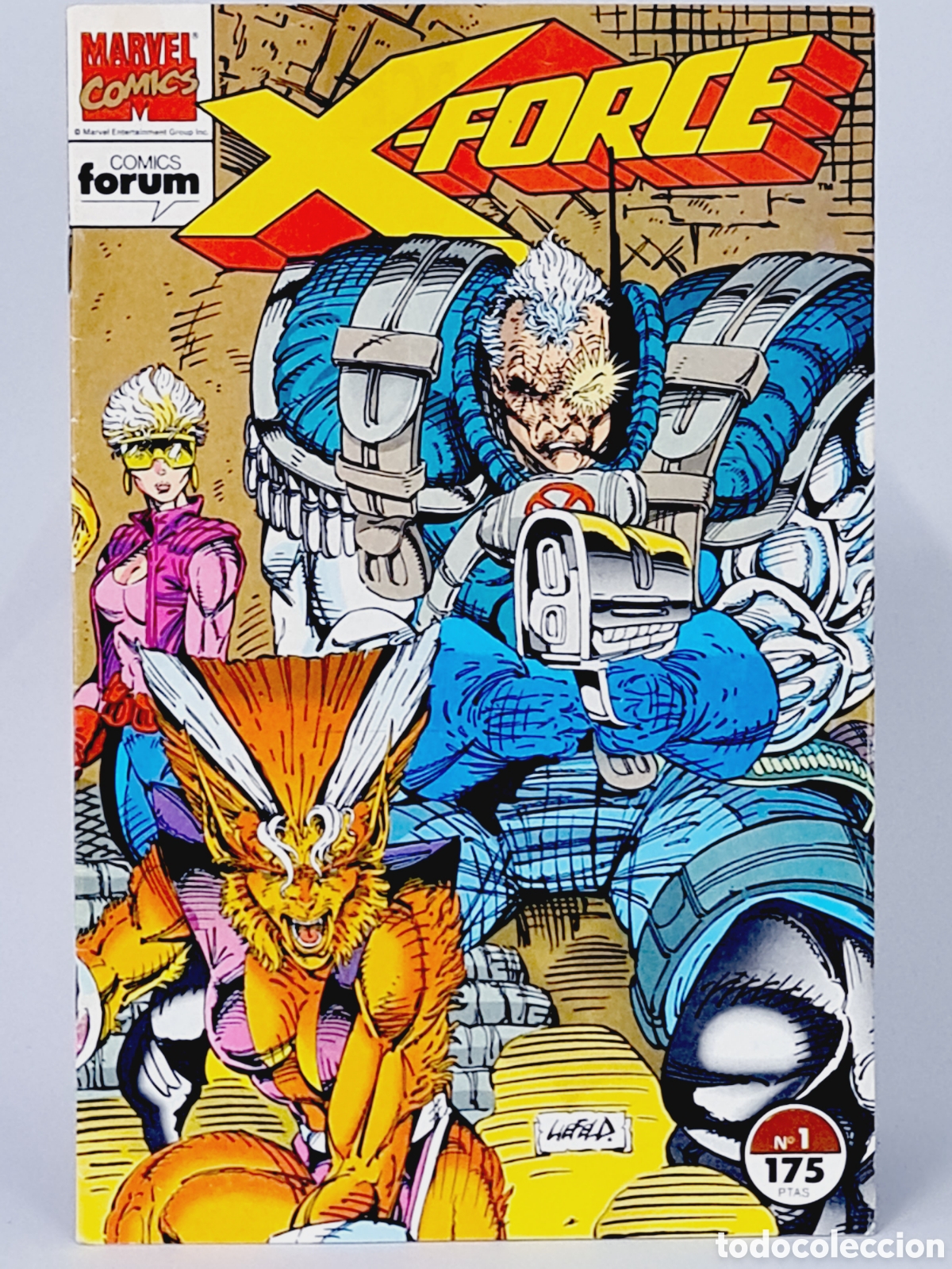 Tebeos: C&Oacute;MIC X FORCE 1 FORUM MARVEL MUY BUEN ESTADO - Foto 1