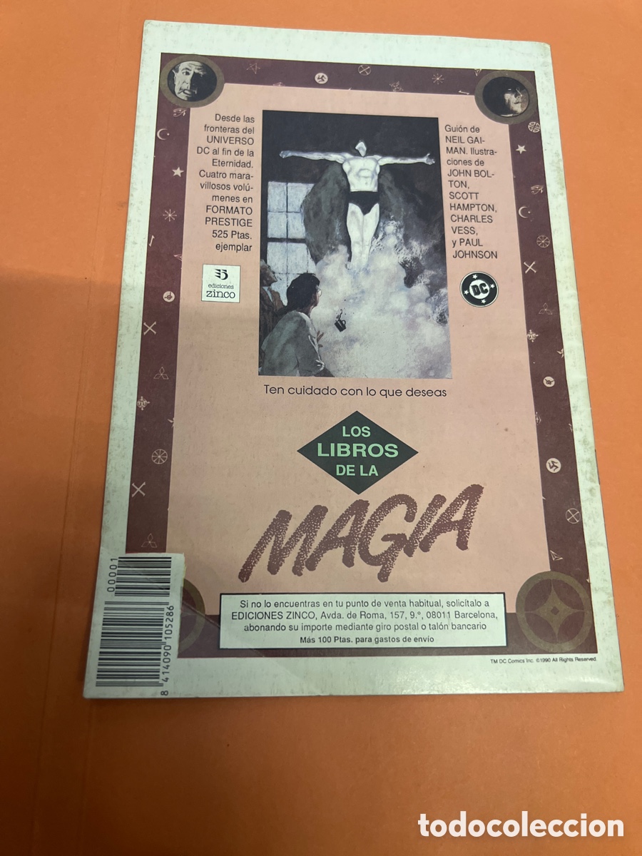 Tebeos: T1/C2/10. C&Oacute;MIC - SANDMAN - EL AMO DE LOS SUE&Ntilde;OS - N&Uacute;M 1 - EDICIONES ZINCO - D.C. - Foto 2